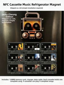 AMU·PIGGY | NFC Music Magnetic Refrigerator Magnet Creative Acrylic Decor