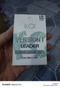 Cước Koi Nhật làm thẻo câu đài leader chống sốc câu lure cao cấp Flurocacbon chính hãng 100% siêu bền