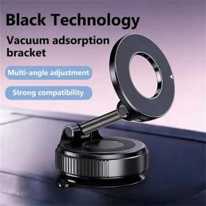 Vacuum Magnet Adsorption Car Phone Bracket Foldable Structure Multi Angles Adjust Strong Magnetic Suck Car Navigation Holder