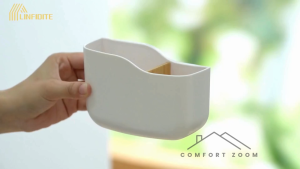 Wall Mount Remote Control Holder Adhesive Remote Control Holder Caddy Box Tray Easy Phone Charging