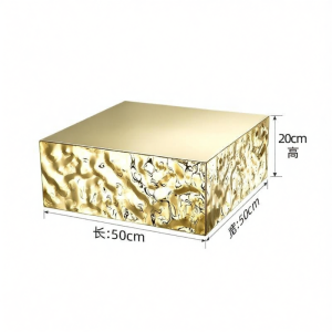 Đế Mô Hình Gương Inox Màu Bạc