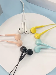 WHPHous U19 Bề Mặt Mịn Tai Nghe Có Dây Siêu Bass 3.5Mm Tai Nghe Với Được Xây Dựng Trong Mic Tay Tiếng Ồn Hủy Bỏ Earbuds Âm Nhạc Tai Nghe