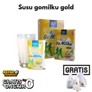GOMILKU GOLD SR12 ORI - Susu Kambing Etawa Asli Atasi Pegel Linu Nyeri Sendi Asam Urat Korestrol Rematik Untuk Kesehatan Tulang