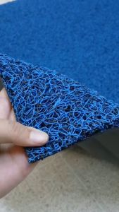 Keset Mie Bihun PVC 50 CM x 12 M Karpet Anti Slip S Mat Kamar Mandi - BLUE BLACK