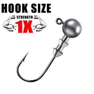 WODJYJ 10pieces 3.5g /5g/7g/10g/14g Screw Thread fishing jig head hook for soft lure bait worm hook sharp fishing jig hooks new