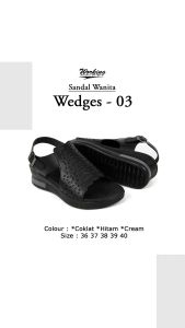 Sandal Tali Tumit Wedges Wanita: Desain Nyaman & Stylish