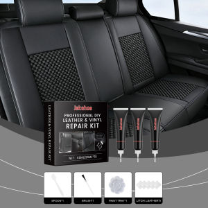 Car Interior Seat Repairing Leather Reconditioning Kit Complete Set for Bag Shoes Furniture Cleaning Protecting Leather Products