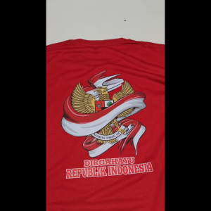 kaos anak Garuda 80 bendera baju kemerdekaan indonesia keren katun tc30s murah sablon terbaru 2025