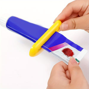 4-Pack Toothpaste Squeezer & Holder for Bathroom – Ideal for Cosmetics Cleanser Hand Cream & Seasonings