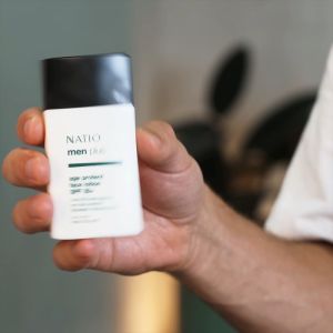 Natio Australia Men Plus Age Protect Face Lotion SPF 50+ 60ml - UVA/UVB Sun Protection Moisturising Facial Fluid