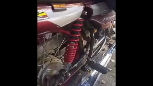 2PCS Motorcycle Modified Shock Absorber Accessories Twin Shock 310mm Rear Monoshock Absorber Mono Shock Fork Freely Adjust Shock Absorber Motor Accessories摩托车改装减震避震配件