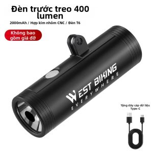 West Biking | Đèn Trước Đạp Xe Điều Chỉnh Ánh Sáng Gần và Xa Độ Sáng Cao