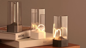 Minimalist Fast Charging Touch Desk night Lamp with Magnetic Beads Flexible Filament Long Lasting Battery Home decor LED lights