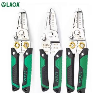 LAOA Đa Năng 7 Trong 1 Thợ Điện Kìm Dây Thép Không Gỉ Tước Cắt Nhà Ga Uốn Bộ Chia Cuốn Gọn Dụng Cụ Cầm Tay