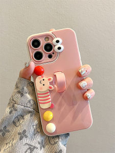 Caban Full Cover Ring Holder Phone Case for  16 17 pro Couple New Model 15 pro Max Men Women 14 pro with Stand 13 Anti-Fall 12 Fun Niche 11 Cute Cover