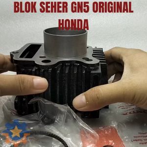 BLOK SEHER SET GN5 MOTOR HONDA GRAND SUPRA WIN ASTREA PRIMA KUALITAS ORISINIL ASLI AHM RING PISTON