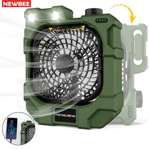 พัดลมพร้อมโคมไฟ พัดลมตั้งแคมป์ 3 ระดับ น้ำหนักเบา พัดลมปรับความเย็นแบบหรี่ ราคาถูกต้อง