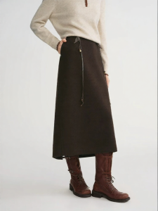 DUSHU | Big Size Classic A-line Half Skirt Loose Waist