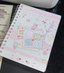32-page Sticker Book Japanese Cute Childish Fun Paradise Sticker Book Cute Little Things Touch Film Matte Film Sticker Book Gift