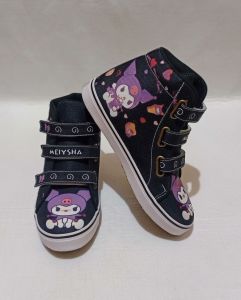 sepatu anak KUROMI  | free  custom Cetak nama & foto