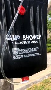 Solar Shower Bag Outdoor Hiking Camping Bag 20L Portable Shower Bag Beach Shower Essentials