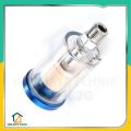 Air Filter Water separator untuk Spray Gun kompresor angin berfungsi sebagai Pemisah air dan udara atau minyak Dengan Adapter 1/4 ". 