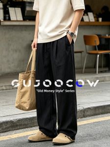 Old Money Style Linen Tencel Mens Summer Lightweight Loose Pants
