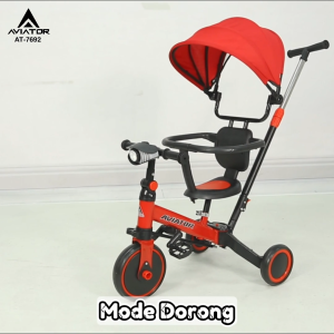 Balance Bike AVIATOR AT 7692 Stir (7 in 1 ) Sepeda Keseimbangan Anak Tricycle Usia 1-6 Tahun