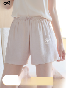 MiiOW | Cat Woman Ice Silk Safety Pants Women Casual Loose Home Shorts Polyester Fiber Bottoming Trousers Summer Anti Light