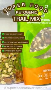 Ketogenic Trail Mix Nuts Perfect for Keto Diet & Snacking  Premium Healthy Snack | Mix of protein fiber and good fats