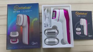 Hatteker | Hatteker Electric Hair Remover for Women Intimate Area Dead Skin And Callus Scraper Foot File Trimmer Depilatory Hair Scissors