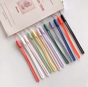 Tali Gantungan Pendek Bahan Silikon Macaron Tali Lanyard HP - AH034