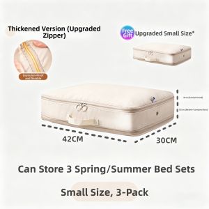 TAILI | Student Dormitory Bedding Clothes Feather Duvet Storage Bags Set