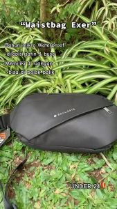 Tas slempang pria keren Soulgate Exer Dua Muka Bisa Bolak-Balik - Waist Bag Soulgate Bolak-Balik terlaris