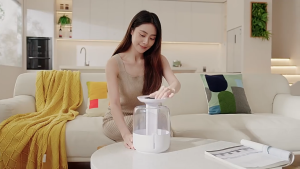 [SG Stock]  Humidifier 3.8L Large Capacity USB Humidifier Dual Spray 3 Atomization Modes Ultra Quiet Smart Display Humidifier With Night Light For Multi Scen Use