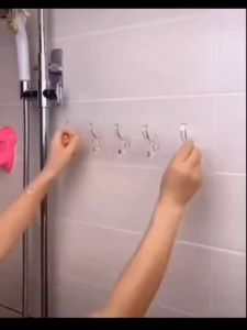Thanh Móc Treo Quần Áo Silicon Siêu Chịu Lực (6 Móc) - Móc Treo Đồ Móc Treo Nhà Tắm Nhà Bếp