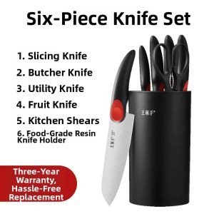 WANGMAZI | Durable Sharp Household Kitchen Knife Set for Slicing and Chopping