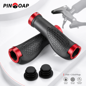 PINMOAP 2PCS Bike Handlebar Grips Non Slip Bicycle Grip Covers Fit MTB Road Mountain Bike Cycling Comfort Replacement Accessorie