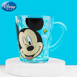 Cốc Nước Trẻ Em Elsa Frozen Princess Cốc Nước Súc Miệng Cốc Nước Uống Sữa Cốc Thủy Tinh Chống Trượt Cốc Nhựa Có Tay Cầm