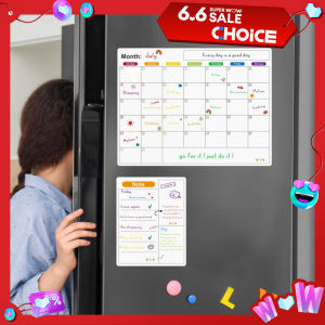 Magnetic Calendar For Fridge Monthly Weekly Planner Calendar Table Dry Erase Whiteboard Fridge Sticker Message Board Menu