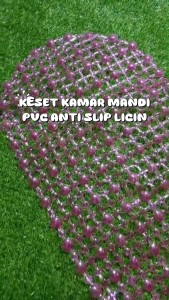 Keset Kamar Mandi Toilet Wc Dapur Pvc Anti Slip Anti Licin Suction Cup