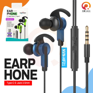 [RO ACC] NANVAN NVN-HF21 HEADSET EARPHONE GAMING SUPER BASS JACK 3.5MM / USB-C SPORT PREMIUM QUALITY