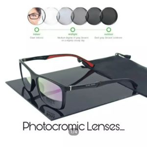 kacmata minus sudah sepaket lensa photocromik