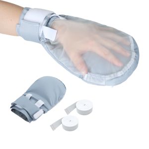 Ehucon Dementia Restraint Gloves-2PcsBed Restraints Control MittsSafety Hand Gloves for Elderly/Dementia PatientsAnti Scratch Gloves to Prevent Scratching Harm