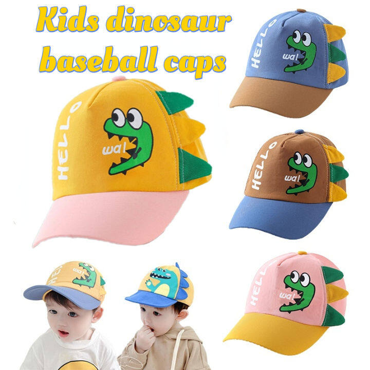 Dinosaur Printed Toddler Baseball Hat Sun Hat Baby Cap Boys Girls