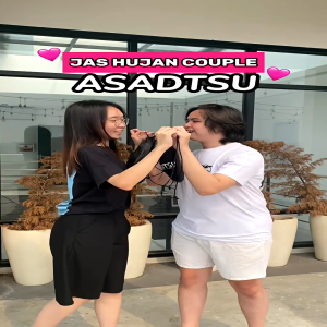 BISA COD ASADTSU Jas Hujan Setelan Anti Air Bahan Impor Premium Trendy