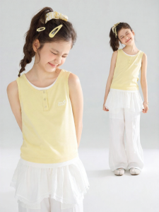 MUCMUKN | Cool Tencel Linen Cotton Pseudo Two-Piece Embroidered Vest 26