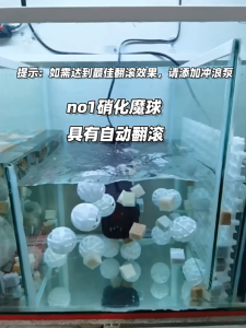 Fish Tank Filter Material Biochemical Ball Filter Box Filter Material Nitrifying Bacteria Bacterial House Fish tank bio culture ball filter material bacteri Nitrifying Magic Ball Fish Tank 3D Rotating Filter Material High Density Bottom Filter Sponge Ball