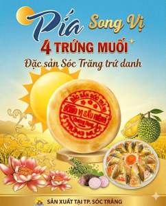 BÁNH PÍA SONG VỊ 4 TRỨNG