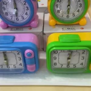 classic dual tone version alarm clock Luminous electronic clock multifunctional student bed side music alarm clock